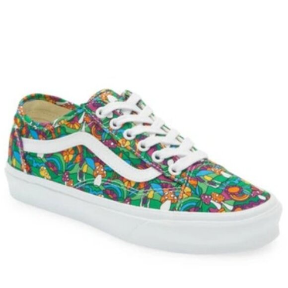 Vans Old Skool Tapered Sneakers in New Mushroom/ Floral - Picture 1 of 12